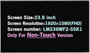 Screen Replacement for Dell OptiPlex 7460 7470 LCD Display Panel (Non-Touch Version