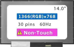 Screen Replacement for HP 14-CF2033WM 14-CF0012DX 14-CF0013DX 14-CF0040CA 14-CF0014DX HD 1366 * 768 LCD Non-Touch Display Panel