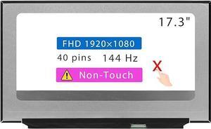 Screen Replacement for Legion 5-17ACH6 17ARH05H 17IMH05 17IMH05H LCD Display Panel 40pin 144Hz FHD Non-Touch