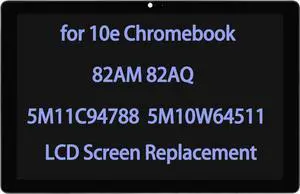 10.1" Replacement for Lenovo 10e Chromebook Tablet - Type 82AM 82AQ 5M10W64511 5M11C94788 LCD Display Touch Screen Digitizer Assembly Bezel