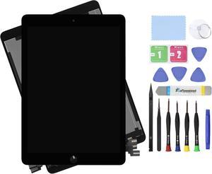 NUOLAISUN 9.7" LCD Screen Replacement for iPad Pro 2016 A1673 A1674 A1675 Display LCD Assembly and Glass Touch Digitizer Premium Repair Kit - (Black)