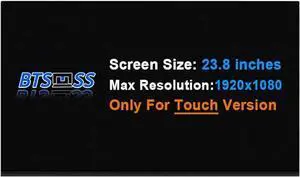 Replacement for Microsoft Surface Pro 7 1866 2019 C02XR7Y9JG5H LCD LED Display Touch Screen Digitizer Assembly LP123WQ1 LP123WQ2 (with Touch Plate)