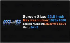 Screen Replacement for Dell Inspiron 15 3593 5576 5577 5558 P75F DP/N TF86G 0TF86G FHD 1920X1080 60HZ 40PIN LCD LED Touch Screen Laptop Panel (Only for Touch Screen)
