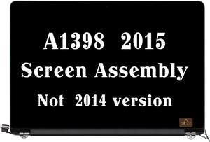 NUOLAISUN Screen Replacement for MacBook Pro Retina A1398 LCD Screen Display Assembly Mid 2015 EMC 2909 2910 661-02532 (** do not fit A1398 2012-2014 Year**)