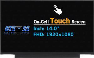 14" LCD Replacement for Lenovo 14e S340-14 81MH Chromebook 81MH0006US 5D10S75184 5D10T44445 5D10V07725 B140HAK03.4 R140NWF5 RC Touch Screen Display Panel 40 Pin FHD 1920X1080