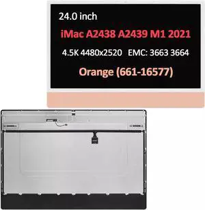 A2438 A2439 LCD Screen Display Assembly for iMac M1 2021 EMC 3663 3664 Orange