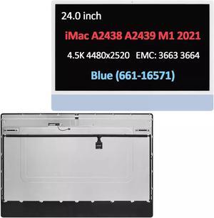 A2438 A2439 LCD Screen Display Assembly for iMac M1 2021 EMC 3663 3664 Blue