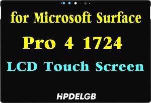 Replacement Screen 12.3" for Microsoft Surface Pro 4 1724 M1010537-003 LCD Display Touch Screen Digitizer Assembly (Only for 12.3 inch Screen)