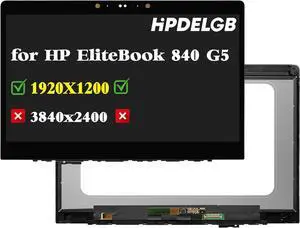 Replacement for HP EliteBook 840 G5 L18313-001 LCD Touch Screen Digitizer Assembly Replacement 1920x1080 30pin LCD Display