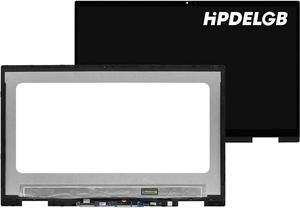 Replacement for HP Pavilion x360 15-er0779ng 15-er0800nc 15-er0801nc 15-er0900nc 15-er0901nc 15-er0157ng 15-er0175ng 1080P IPS LCD Touch Screen Display Digitizer Assembly Bezel with Board