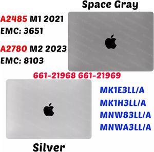 for Apple MacBook Pro 16 " 2023 A2780 MNWG3xx/A MNWJ3xx/A MNW83LL/A MNW93xx/A MNWD3xx/A MNWF3xx/A MNWK3xx/A MNW83xx/A MNWA3LL/A MNWC3xx/A LCD Screen Assembly Space Gray