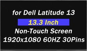 Replacement for Dell Latitude 13 5300 5310 7300 7310 P97G P97G001 LP133WF7-SPF1 FHD 1920x1080 30pins 60Hz 13.3" LED LCD Non-Touch Screen Display Screen Panel (Only for Non-Touch Screen)