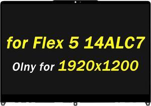 5D10S39785 Replacement for Lenovo IdeaPad Flex 5-14ALC7 5-14IAU7 Gen 7 82R9 82R7 82TA Series 30 Pins FHD+ 1920x1200 14" LCD Display Touch Screen Assembly (Only for 30 Pins Screen)