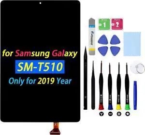 Screen Replacement 2019 10.1" for Samsung Galaxy Tab T510 Model SM-T510 SM-T515 LCD Touch Digitizer Display Assembly Screen Replacement (Black