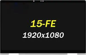 Screen Replacement 15.6" for HP Envy x360 2-in-1 15-fe 15-fe0000 15-fe0xxx 15-fe0023dx 15-fe0013dx 15-fe0053dx 15-fe0097nr 1920x1080 LED LCD Touch Screen Display (Non-OLED Type Silver Bezel)