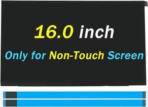 N44873-001 Replacement for HP Elitebook 860 G9 G10 NE160WUM-N61 N14760-001 30 Pins 60hz (1920x1200) 16" LCD Non-Touch Screen Display Digitizer Panel (Only for Non-Touch Screen)