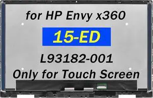 Screen Replacement 15.6" for HP Envy x360 15-ed 15m-ed 15-ed0xxx 15-ed1xxx 15m-ed0xxx 15m-ed1xxx 30 Pins (1920x1080) LCD Display Touch Screen Digitizer Assembly (Only for 30 Pins Screen)