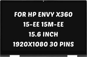L93181-001 Replacement LCD Screen for HP Envy x360 15-ee 15m-ee Series, 15.6" 1920x1080 LED Display (for 15m-ee0013dx, 15m-ee0023dx, 15-ee0047nr, 15-ee1000, 15-ee1083cl, 15-ee1093cl)