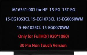 15.6 inch M16341-001 Screen Replacement for HP 15-EG 15T-EG 15-EG1053CL 15-EG1073CL 15-EG0050WM 15-EG1025CL 15-EG0070WM LCD Display 30pin FullHD (Only for Non Touch)
