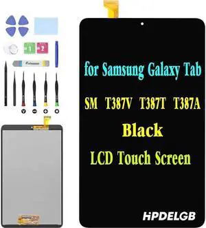 GBOLE Replacement for Samsung Galaxy Tab A 8.0 2018 T387 SM-T387V T387T T387A LCD Display Touch Screen Digitizer Assembly (Black)