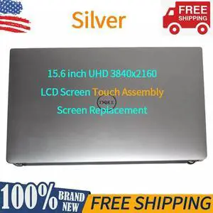15.6 for Dell XPS 15 5530 5540 LCD Screen Touch Display Complete Assembly Silver