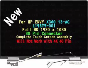 LCD LED Touch Screen Complete Assembly For HP ENVY X360 13-AG 13M-AG Replacement
