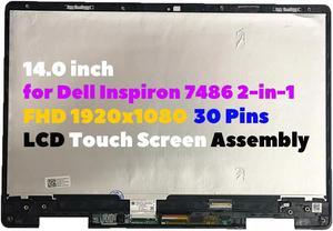 14" for Dell Inspiron 14 7486 2-in-1 16K2 NJPG3 LCD Touch Screen Assembly FHD