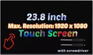23.8" FHD Screen for Dell Inspiron 24 PN: PCWM6 24 5400 AIO Touch LCD Display