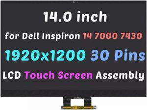 14" for for Inspiron 14 7000 7430 2-in-1 LED LCD Touch Screen Display Assembly
