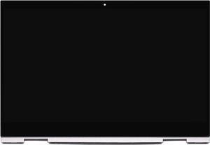 L20114-001 15.6" Replacement for HP Envy X360 15-CN 15-CN0001TX 15-CN0011TX 15-CN0006TX 15-CN0007TX 15-CN0008TX LED LCD Display Touch Screen Assembly w/Digitizer Control Board Silver Bezel (1920x1080)