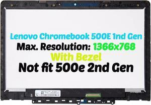11.6" for Lenovo 500e Chromebook 81ES Gen HD LCD Touch Screen W/Bezel 5d10q79736
