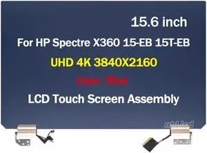 For HP SPECTRE X360 15-eb0043dx OLED LCD Screen Display-UP Full Assembly bule