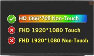 GBOLE 14.0 Inches New Screen Replacement for HP Elitebook 640 G10 HD 1366 * 768 30 Pins LCD Non-Touch Screen Display Panel (Not for 1080P)