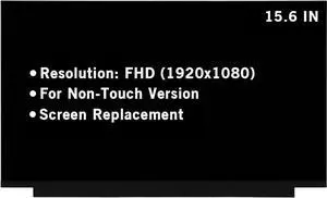 GBOLE 15.6" Screen Replacement for Acer Predator Helios ph315-53-71qx Non-Touch FHD 1920x1080 40Pin 240Hz LCD LED Display
