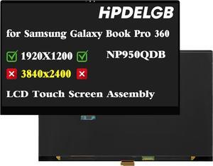 GBOLE Replacement for Samsung Galaxy Book Pro 360 NP950QDB LCD Touch Screen Assembly Replacement 1920x1080 LCD Display (Blue)