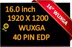 GBOLE NE160WUM-NX2 V18.0 LCD 16.0' WUXGA EDP 165HZ Panel for ASUS ROG Strix G16 (2023) (1920x1200) 40Pins Non-Touch