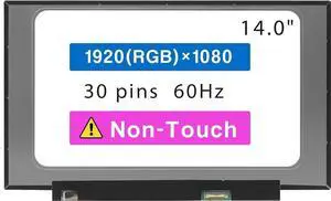 GBOLE Screen Replacement for Acer Aspire VERO AV14-51 Series 14.0" FHD 1920 * 1080 30 pin 60Hz Non-Touch LCD Display Panel