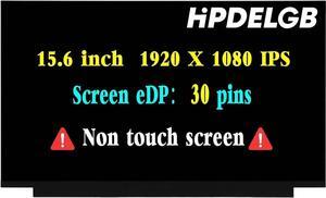 GBOLE Replacement for Acer Nitro 5 AN515-44-R99Q AN515-54-51M5 AN515-54-526C AN515-54-53Z2 AN515-54-54D1 AN515-54-54W2 FHD IPS 15.6" 30PIN LCD Non Touch Screen Display