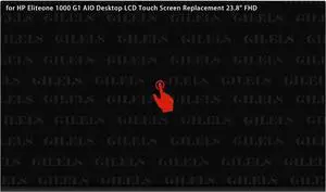 GBOLE Replacement for HP Eliteone 1000 G1 All in One Desktop LCD Touch Screen Replacement 23.8" FHD (Touch Screen)