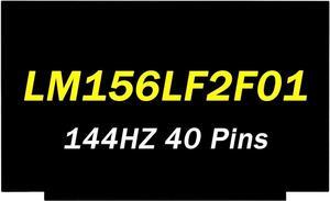 GBOLE LM156LF2F01 Replacement for HP Victus 15-fb 15-FB1013DX 15-fa0010nr 15-fb0020nr 15-fb0121nr 15-fb0028nr 845A2UA 40Pins 144HZ 1920x1080 15.6" LCD Non-Touch Screen Laptop Panel