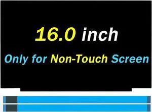 GBOLE Replacement for Dell Vostro 16 5630 5635 P117F LCD Display for Inspiron 16 5630 5635 P125F LED Laptop Screen 30 pin 60HZ (FHD+ 1920x1200) 16.0" LCD Display Panel (Only for Non-Touch Screen)