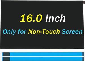 GBOLE 16.0" Replacement for ASUS ROG Zephyrus G16 GU603HE 165HZ 40Pins 2560X1600 LCD LED Laptop Display Digitizer Panel (Only for Non-Touch Screen)