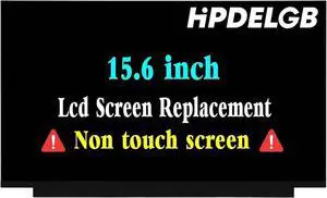 GBOLE 15.6" Screen Replacement for MSI Vector GP66 12UGS-028CA LCD Digitizer Display Panel FHD 1920x1080 40 Pins 240Hz Non-Touch Screen
