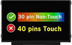GBOLE Replacement for ASUS Chromebook C200M 11.6" HD 1366 * 768 30 Pins Non-Touch Screen LCD Display Panel (Not for Touch Version)