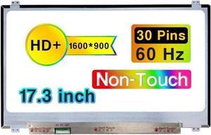 GBOLE Replacement for HP 17-CA3001NB 17-CA3035CL 17.3" HD+ 1600×900 30 Pins 60HZ Non-Touch Screen LCD Display Panel (Not for FHD Version)