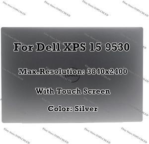GBOLE 15.6"for Dell XPS 15 9530 UHD LCD LED Touch Screen Assembly Complete Display Silver