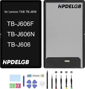 Replacement for Lenovo TAB P11 / P11 Plus TB-J616 TB-J606F TB-J606 TB-J606N TB-J606L LCD Touch Screen Display Assembly Repair Kit Black with Free Tools