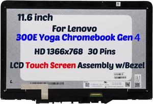 for Lenovo 300e Yoga Chromebook Gen 4 82W2 82W20003US LCD Touch Screen Digitizer