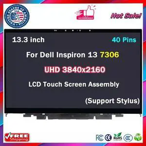 For Dell Inspiron 13 7306 P125G P125G002 6YF6P UHD LCD Touch Screen Digitizer