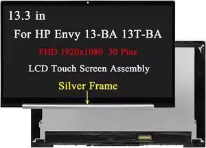 For HP Envy 13-BA1010NR 13-BA1053CL 13.3" FHD LCD Touch Screen Display Assembly